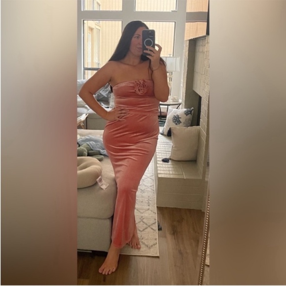 Reformation Adalynn Velvet Two Piece Set